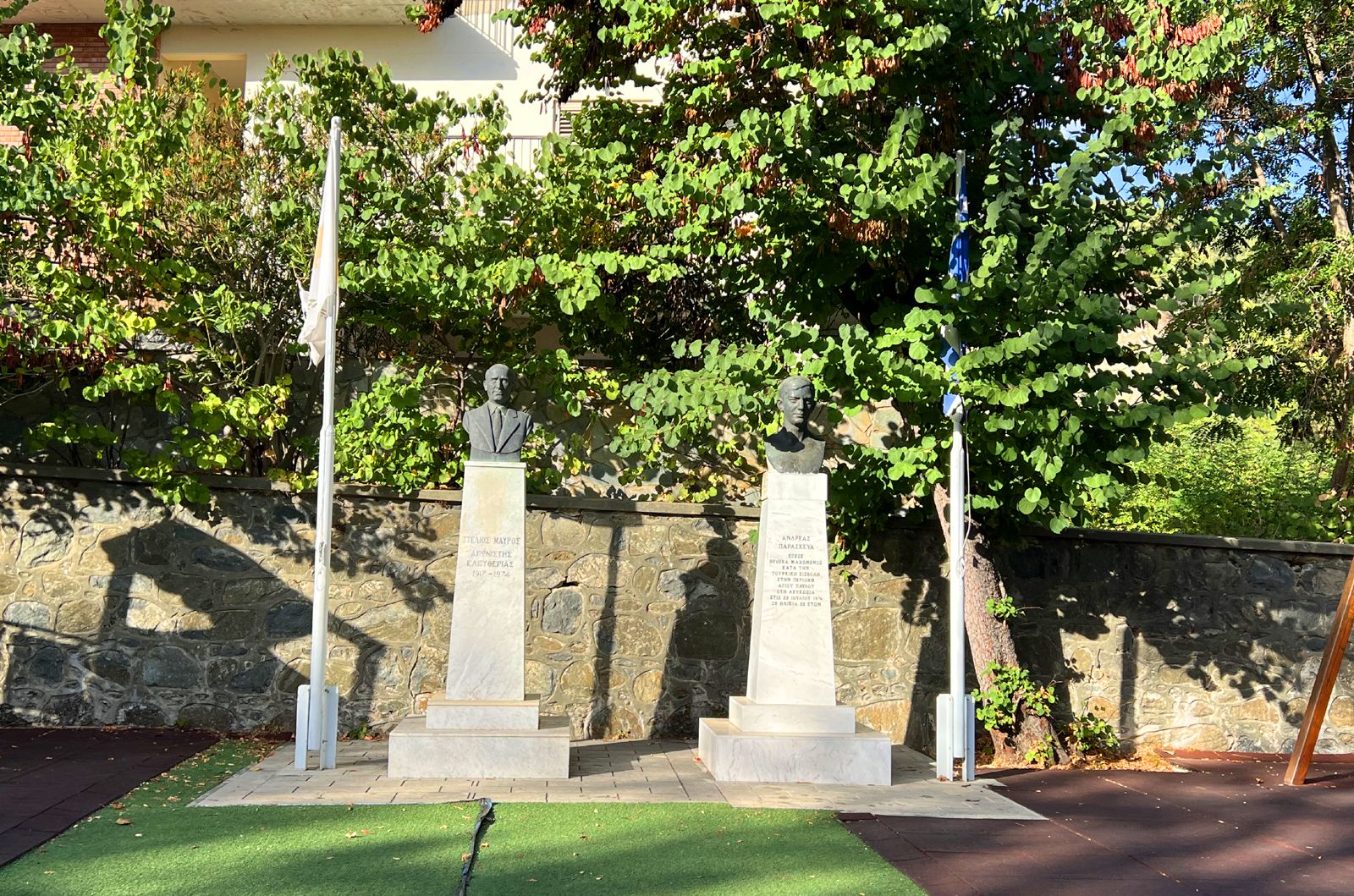 Andrea Paraskeva Heroe Monument in Platres Village